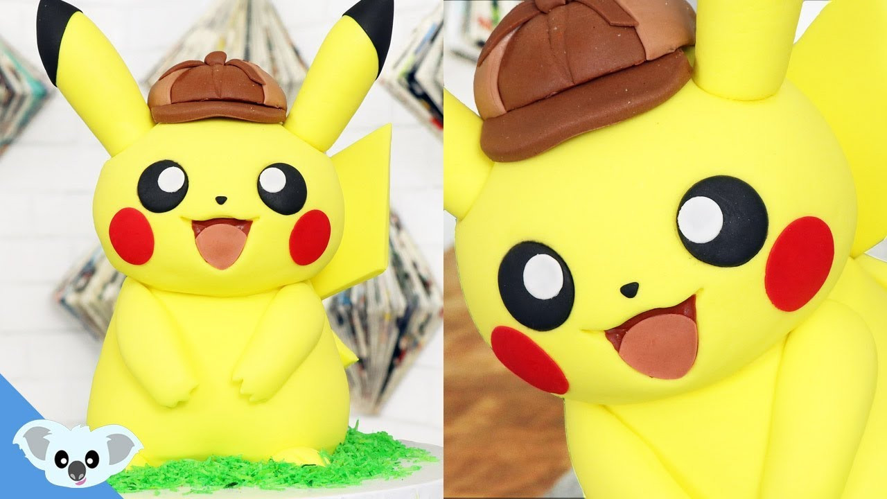 Pikachu Birthday Cake
 Detective Pikachu Pokemon Cake Birthday Party