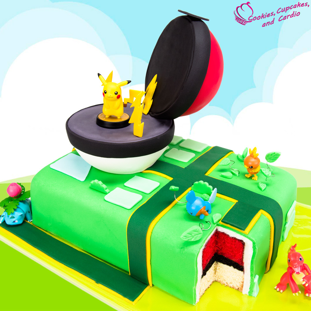 Pikachu Birthday Cake
 How to Make a Pokemon Go Cake Pikachu Pokeball Cake