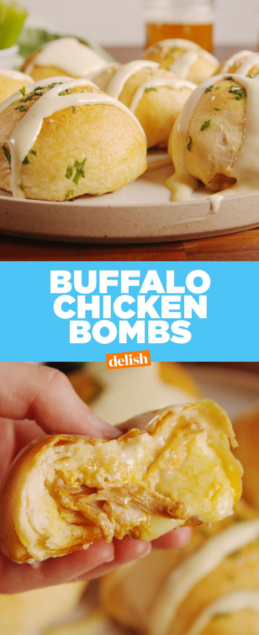 Pillsbury Super Bowl Recipes
 Buffalo Chicken Bombs Recipe