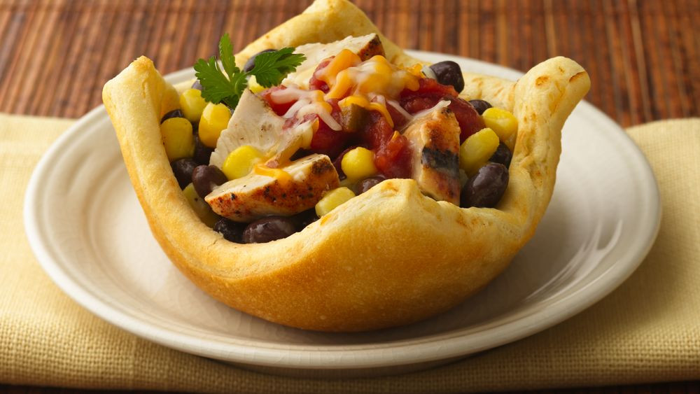 Pillsbury Super Bowl Recipes
 Mexican Chicken Pot Pies in Crescent Bowls recipe from