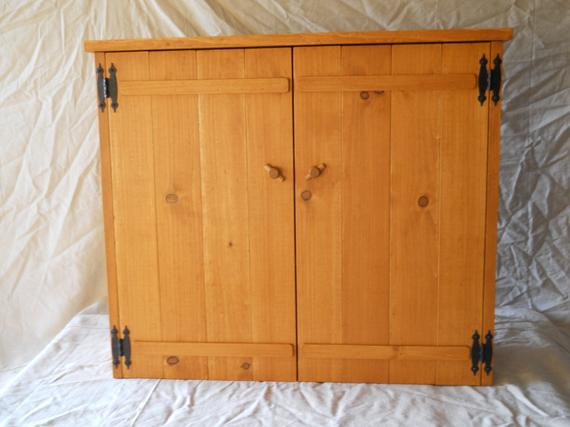 Pine Bathroom Cabinet
 Knotty Pine Bathroom Cabinet by TheWoodworkingWizard on Etsy