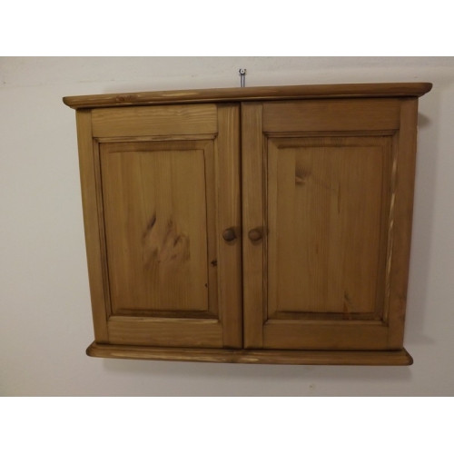 Pine Bathroom Cabinet
 Two door pine bathroom cabinet W72cm