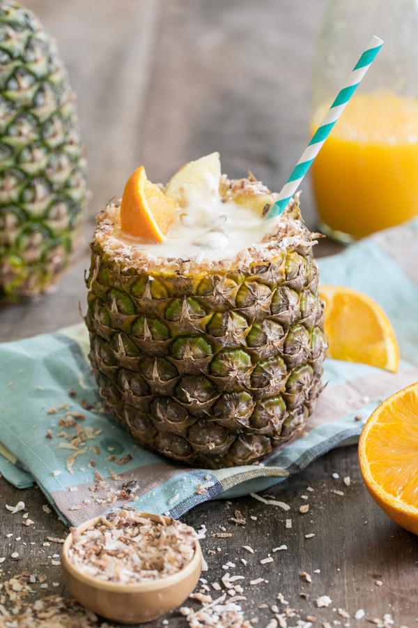Pineapple Cocktail Recipes
 How to Make a Toasted Coconut Pineapple Cocktail in a