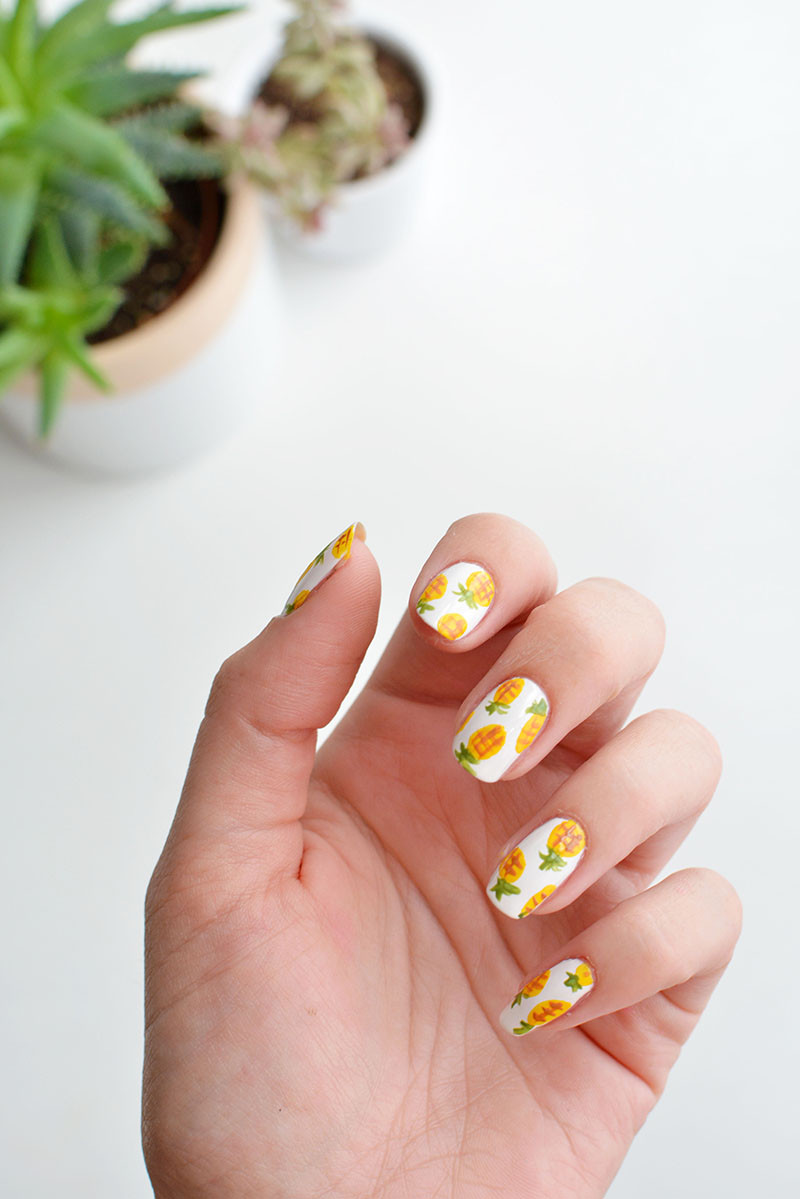 Pineapple Nail Art
 nails pineapple nail art