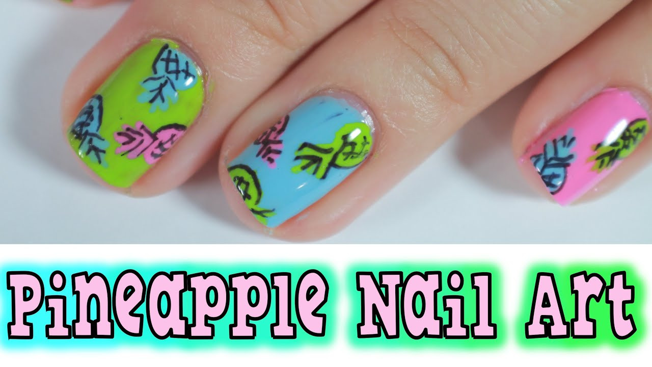 Pineapple Nail Art
 Pineapple Nail Art