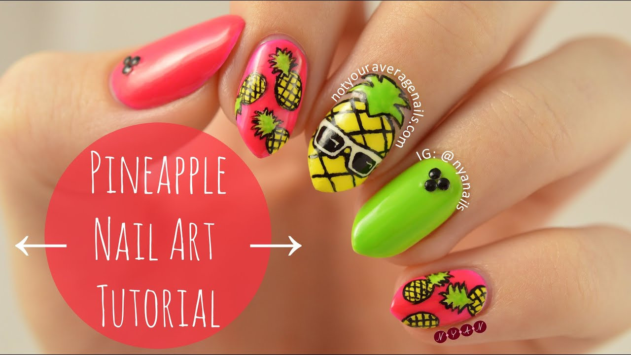 Pineapple Nail Art
 Pineapple Nail Art Tutorial