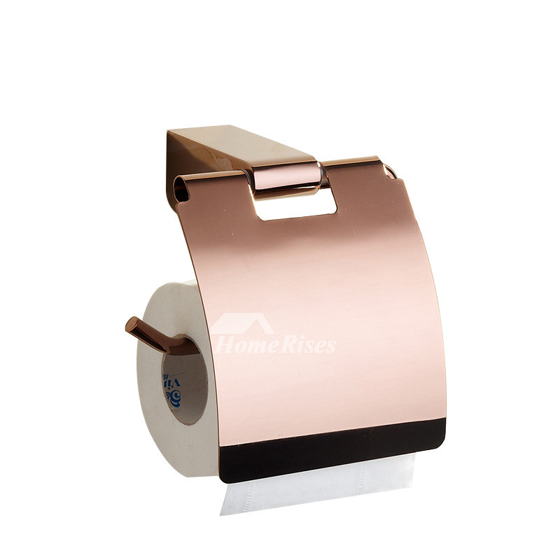 Pink And Gold Bathroom Decor
 Pink modern Rose Gold Bathroom Accessories Sets