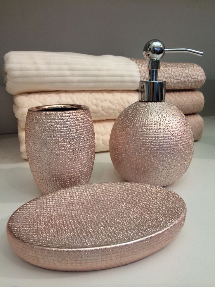 Pink And Gold Bathroom Decor
 Rose gold bathroom accessories at Homegoods and Marshall s