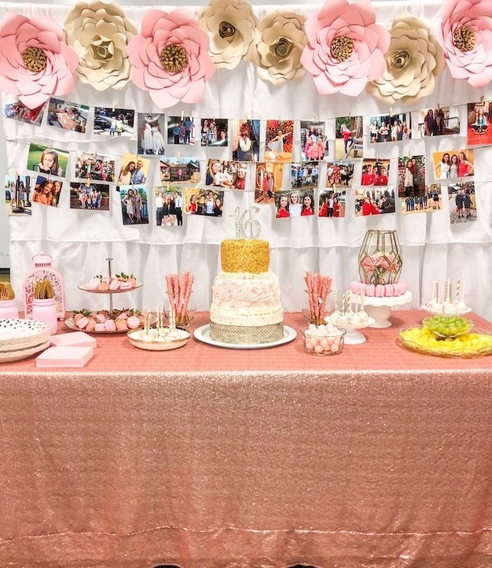 Pink And Gold Birthday Party Supplies
 Birthday party ideas for teens – DIY decor themes and