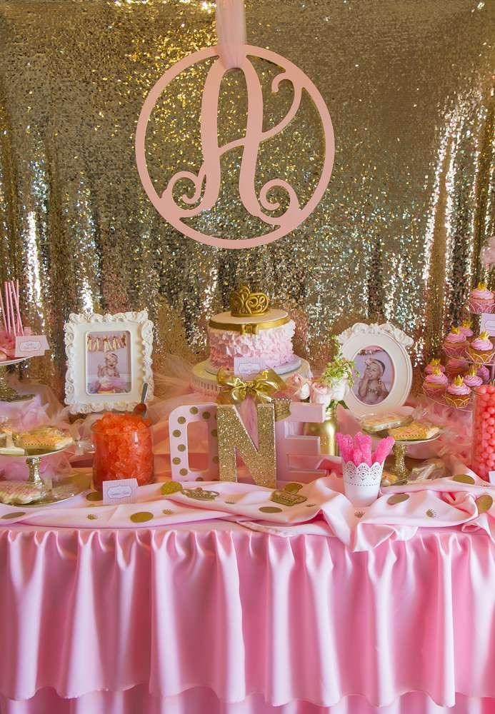Pink And Gold Birthday Party Supplies
 Bridal Shower Pink And Gold Birthday Party Ideas