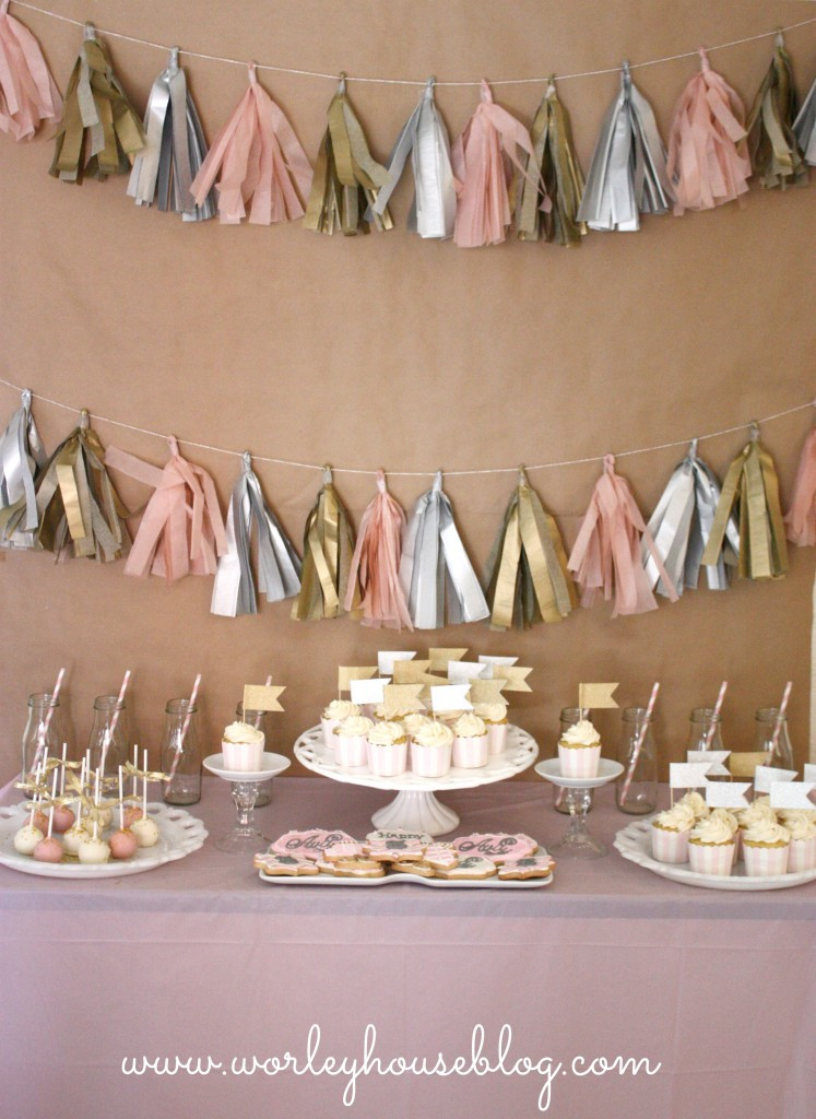 Pink And Gold Birthday Party Supplies
 Rooms and Parties We Love This Week Project Nursery