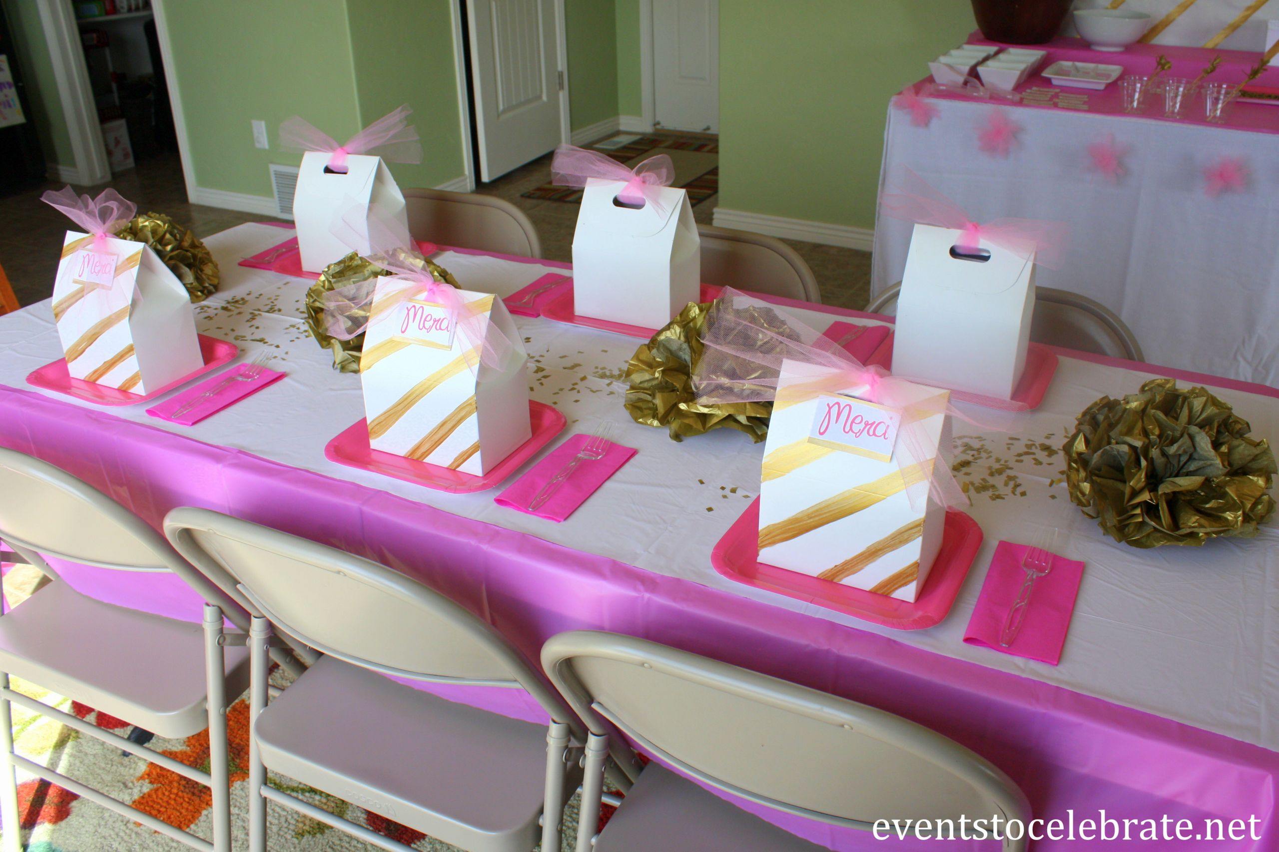 Pink And Gold Birthday Party Supplies
 Pink and Gold Decorations