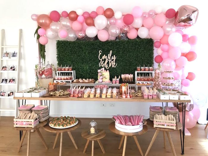 Pink And Gold Birthday Party Supplies
 Kara s Party Ideas Pink & Rose Gold Birthday Party
