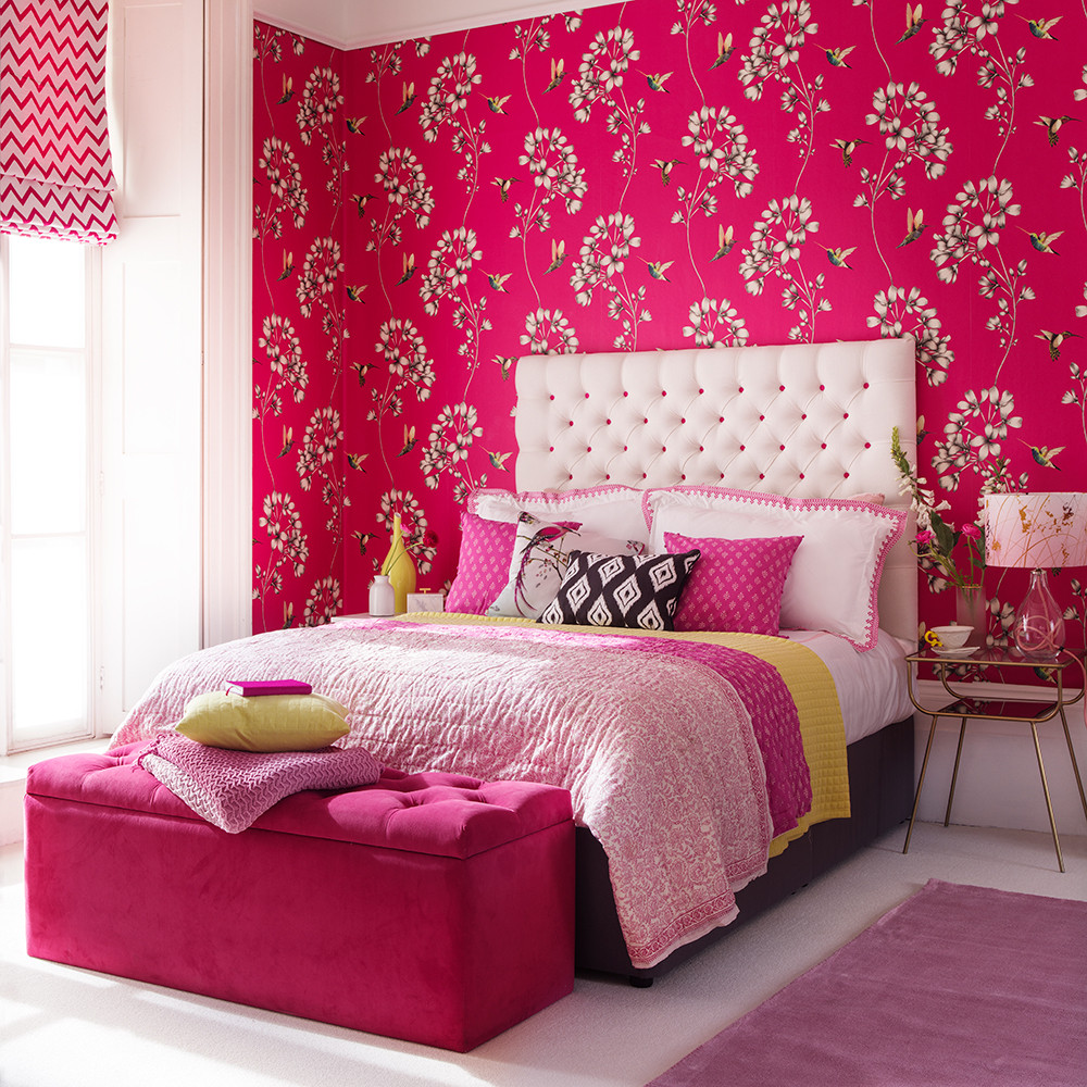 Pink Bedroom Walls
 Pink bedroom ideas that can be pretty and peaceful or