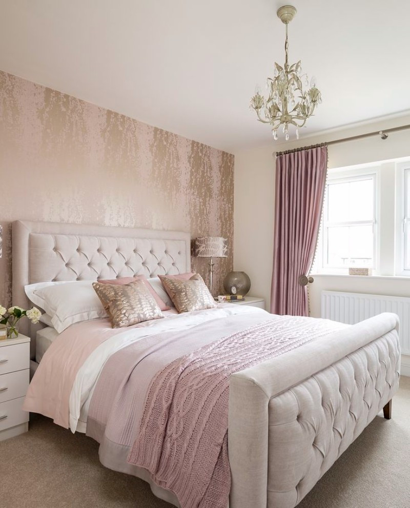 Pink Bedroom Walls
 Bedroom Inspiration 10 Charming Bedrooms in Millennial