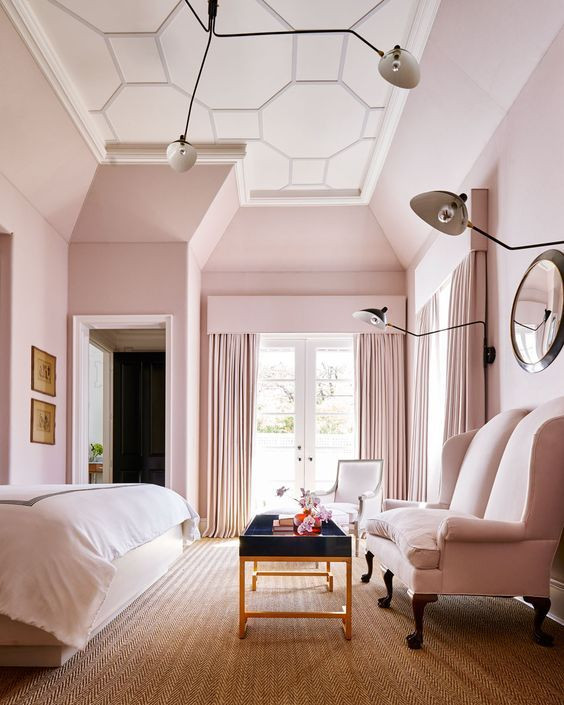 Pink Bedroom Walls
 493 best images about Pink Bedrooms for grown ups on