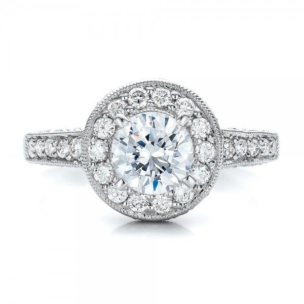 Pink Diamond Engagement Rings Jareds
 Two tone Diamond Halo With Pink Diamonds Engagement Ring