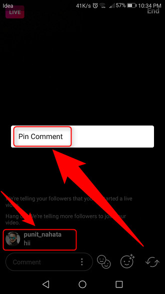 Pins Instagram
 How To Pin ments Instagram Live