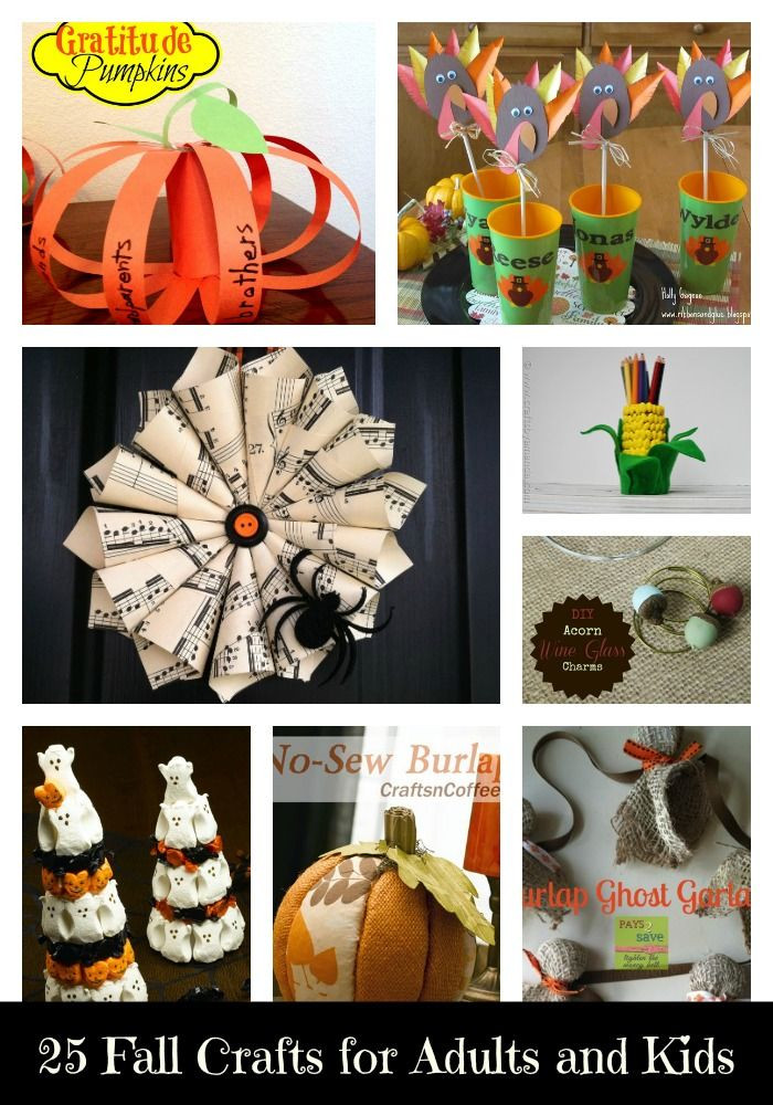 Pinterest Arts And Crafts For Adults
 25 Fall Crafts for Adults and Kids Mom s Madhouse