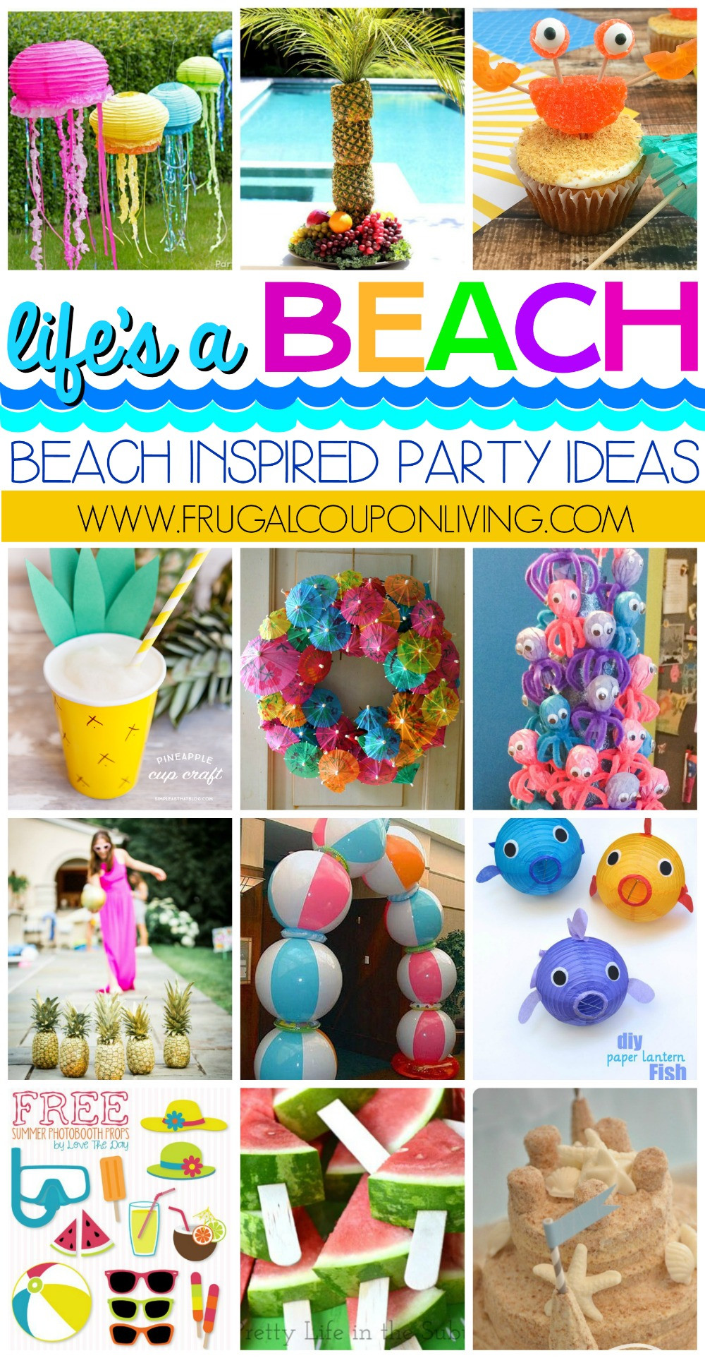 Pinterest Beach Party Food Ideas
 Beach Inspired Party Ideas
