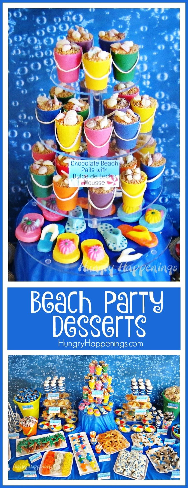 Pinterest Beach Party Food Ideas
 Beach Themed Party Ideas & Under the Sea Desserts