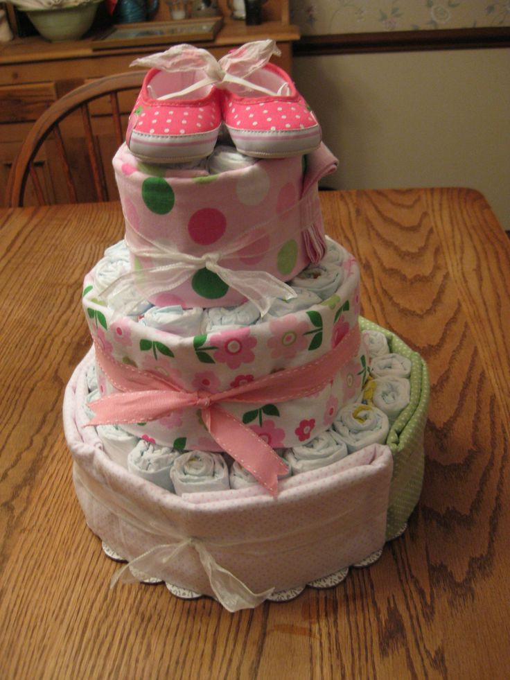 Pinterest Crafts For Baby Showers
 Diaper cake baby shower ideas Pinterest