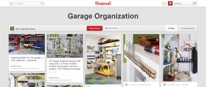 Pinterest Garage Organization
 48 Inspiring Home Improvement Pinterest Boards Choice