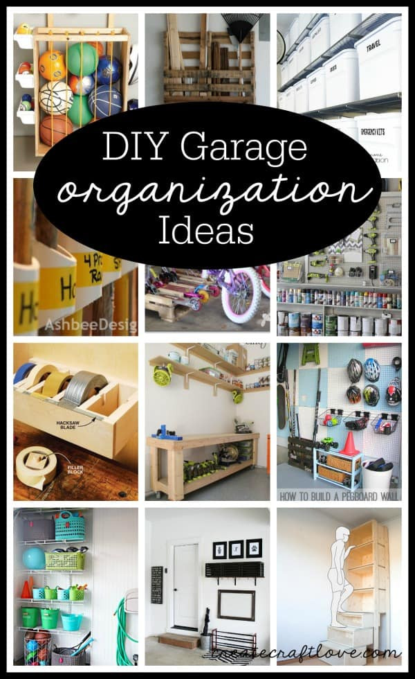 Pinterest Garage Organization
 DIY Garage Organization