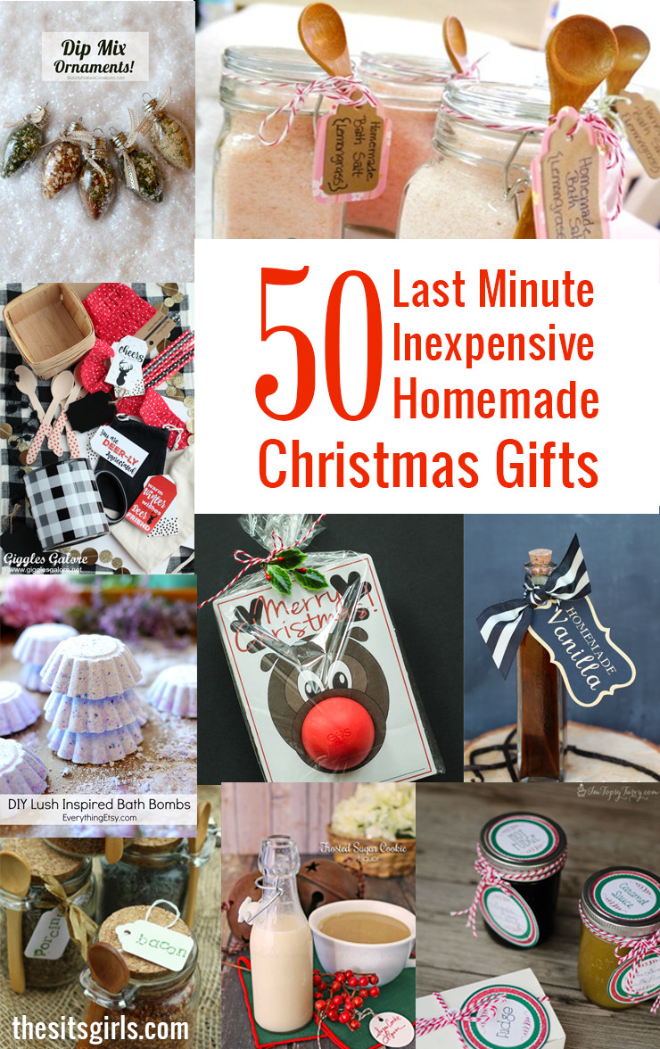Pinterest Homemade Christmas Gifts
 50 Last Minute Inexpensive Homemade Christmas Gifts