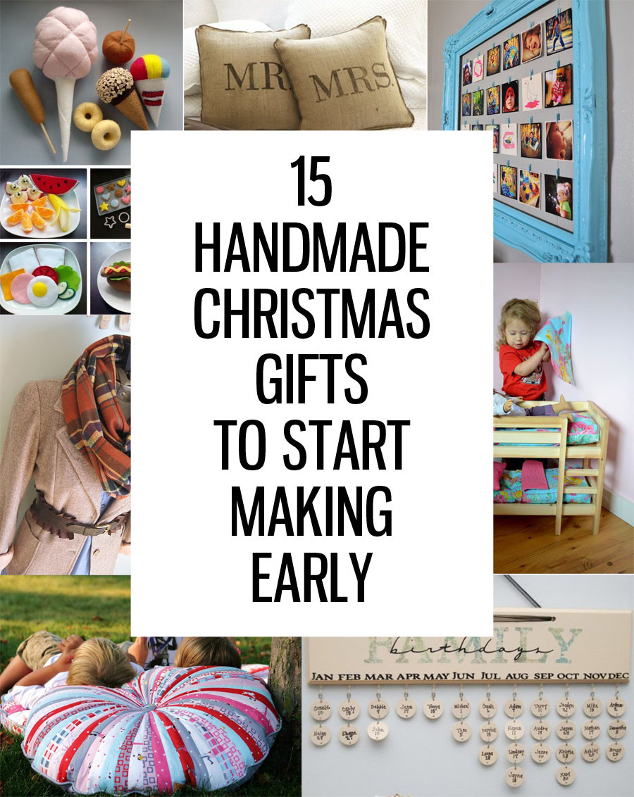 Pinterest Homemade Christmas Gifts
 15 Handmade Christmas Gifts to Start Making Now