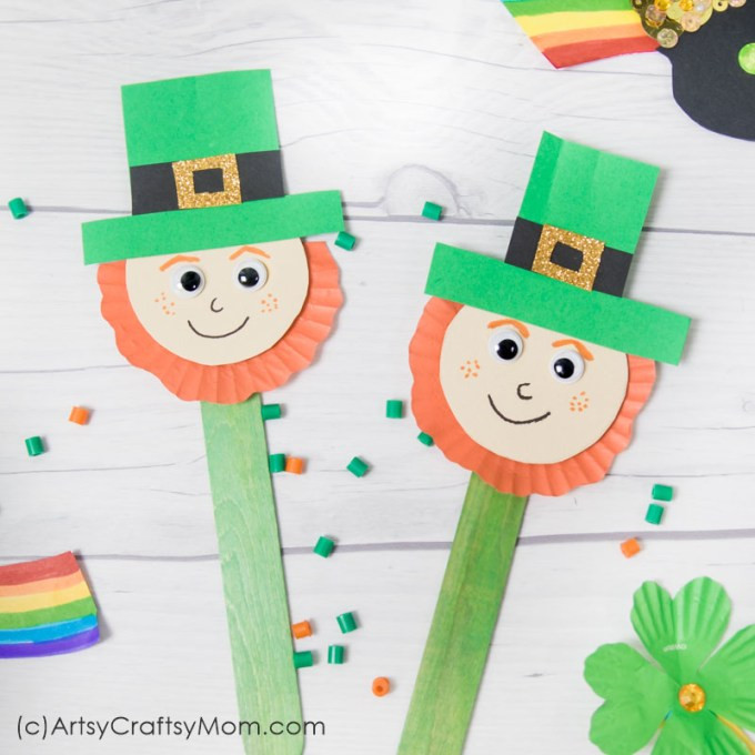 Pinterest St Patrick's Day Crafts
 St Patrick s Day Leprechaun Popsicle Stick Craft for Kids