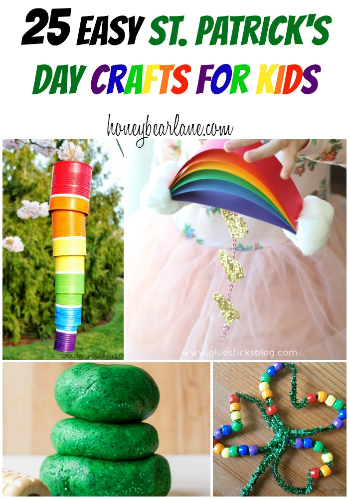Pinterest St Patrick's Day Crafts
 25 Easy St Patrick s Day Crafts For Kids Honeybear Lane
