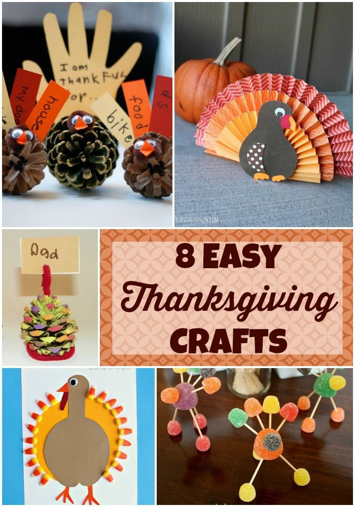 Pinterest Thanksgiving Crafts
 8 Easy Thanksgiving Crafts for Kids