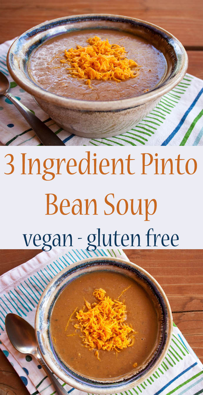 Pinto Beans Vegetarian Recipes
 3 Ingre nt Pinto Bean Soup Create Mindfully