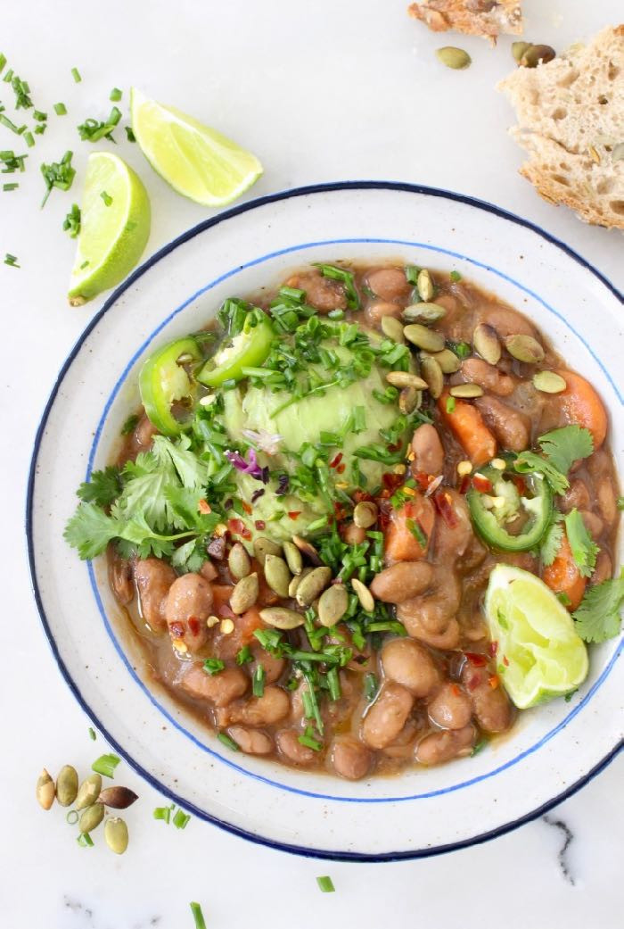 Pinto Beans Vegetarian Recipes
 Vegan Pinto Bean Soup Stew Recipe • Veggie Society