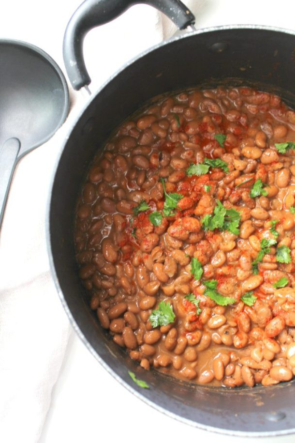 Pinto Beans Vegetarian Recipes
 Mexican Pinto Beans This Savory Vegan