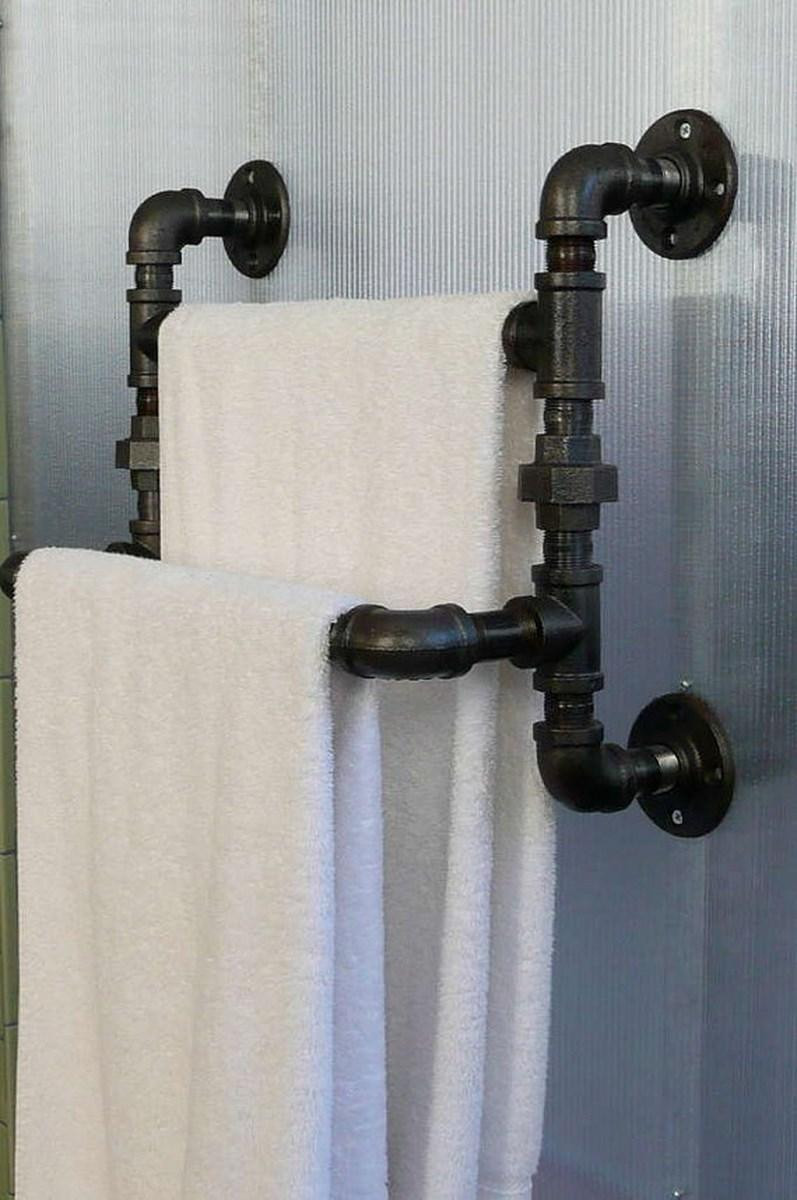 Pipe Towel Rack DIY
 10 Cool and Creative Towel Rakcs For the Bathroom Rilane