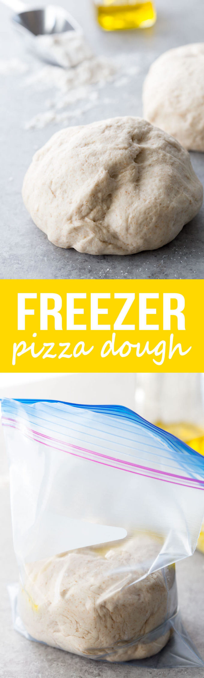 Pizza Dough Freezer
 Freezer Pizza Dough Easy Peasy Meals