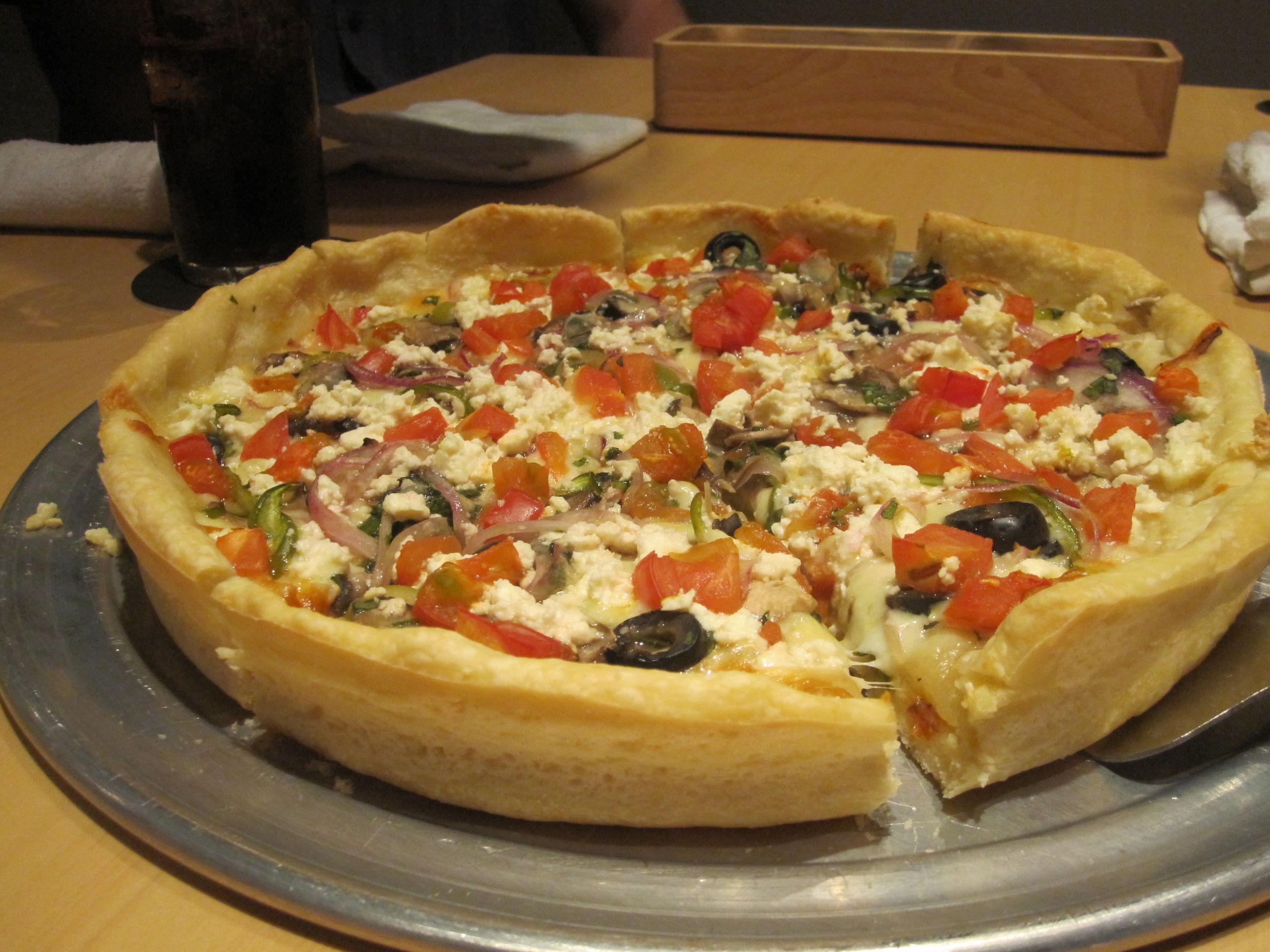 Pizza Without Sauce
 Chicago Deep Dish in Tokyo Japan