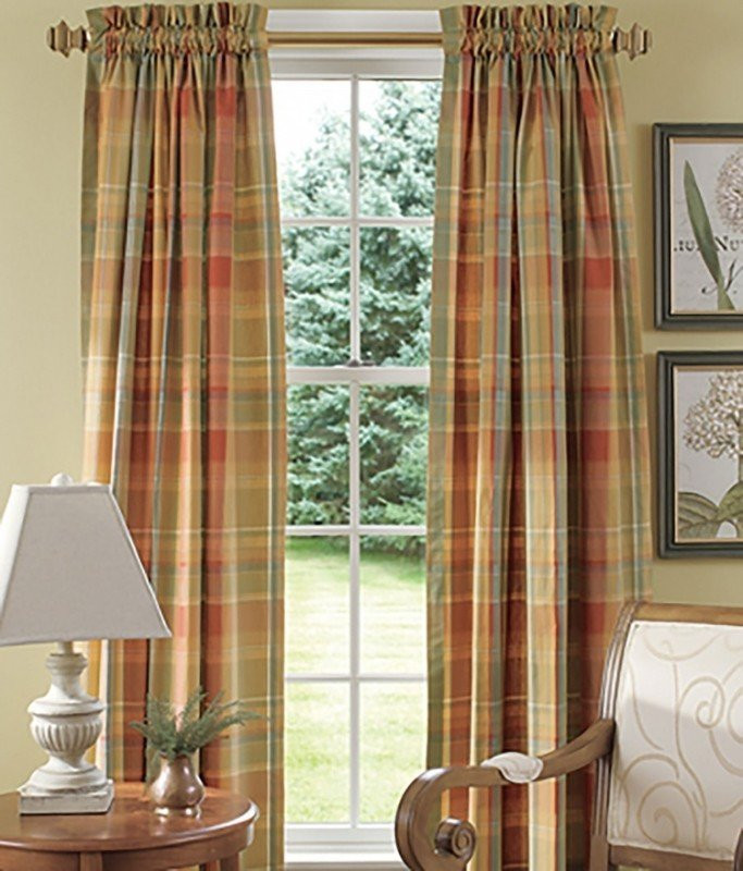 Plaid Curtains For Living Room
 Plaid Curtains And Drapes Foter