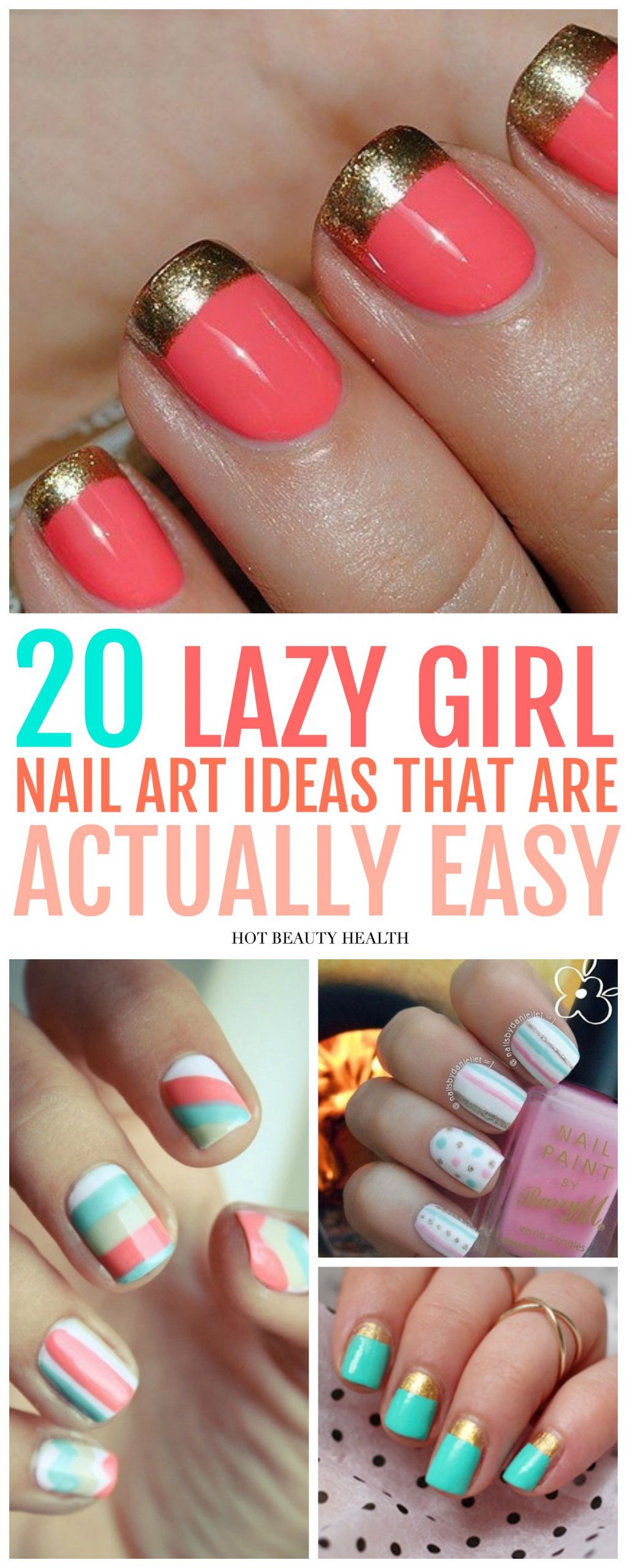 Plain Nail Colors
 20 Simple Nail Designs for Beginners Hot Beauty Health