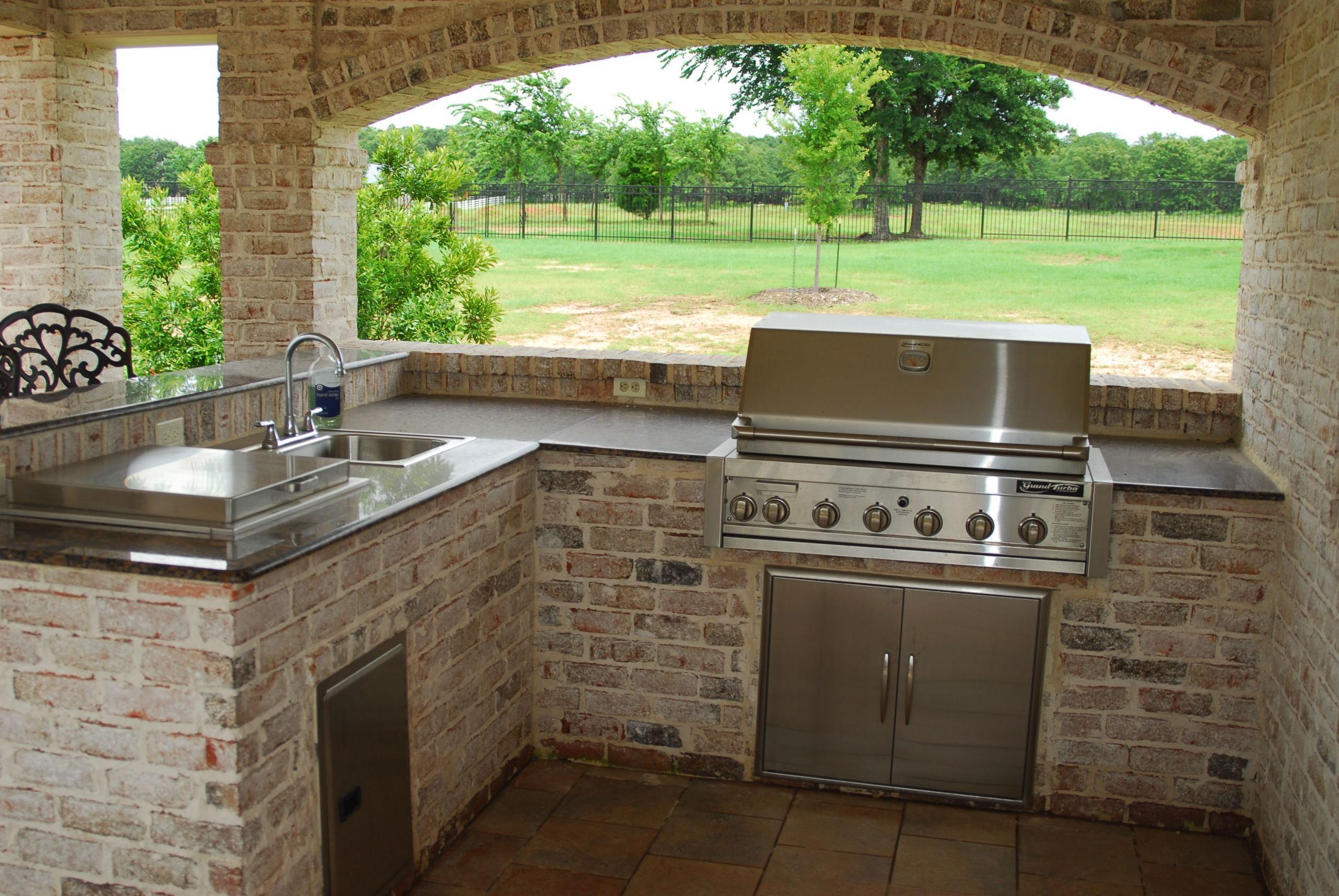 Plans For Outdoor Kitchen
 Outdoor Kitchen Plans Constructed Freshly in Backyard