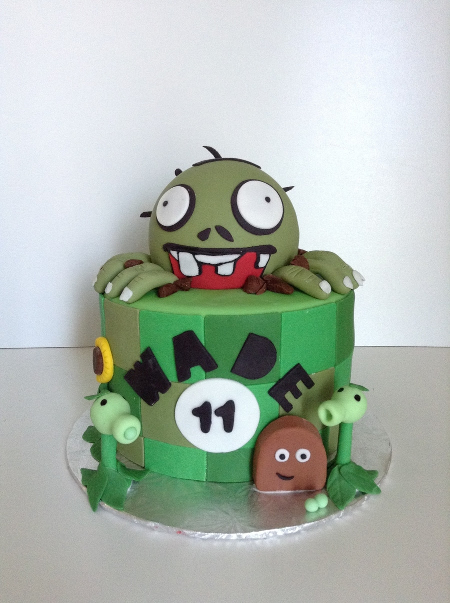 Plants Vs Zombies Birthday Cake
 Plants Vs Zombies Birthday Cake CakeCentral