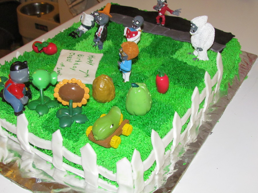 Plants Vs Zombies Birthday Cake
 Plants Vs Zombies Birthday Cake CakeCentral