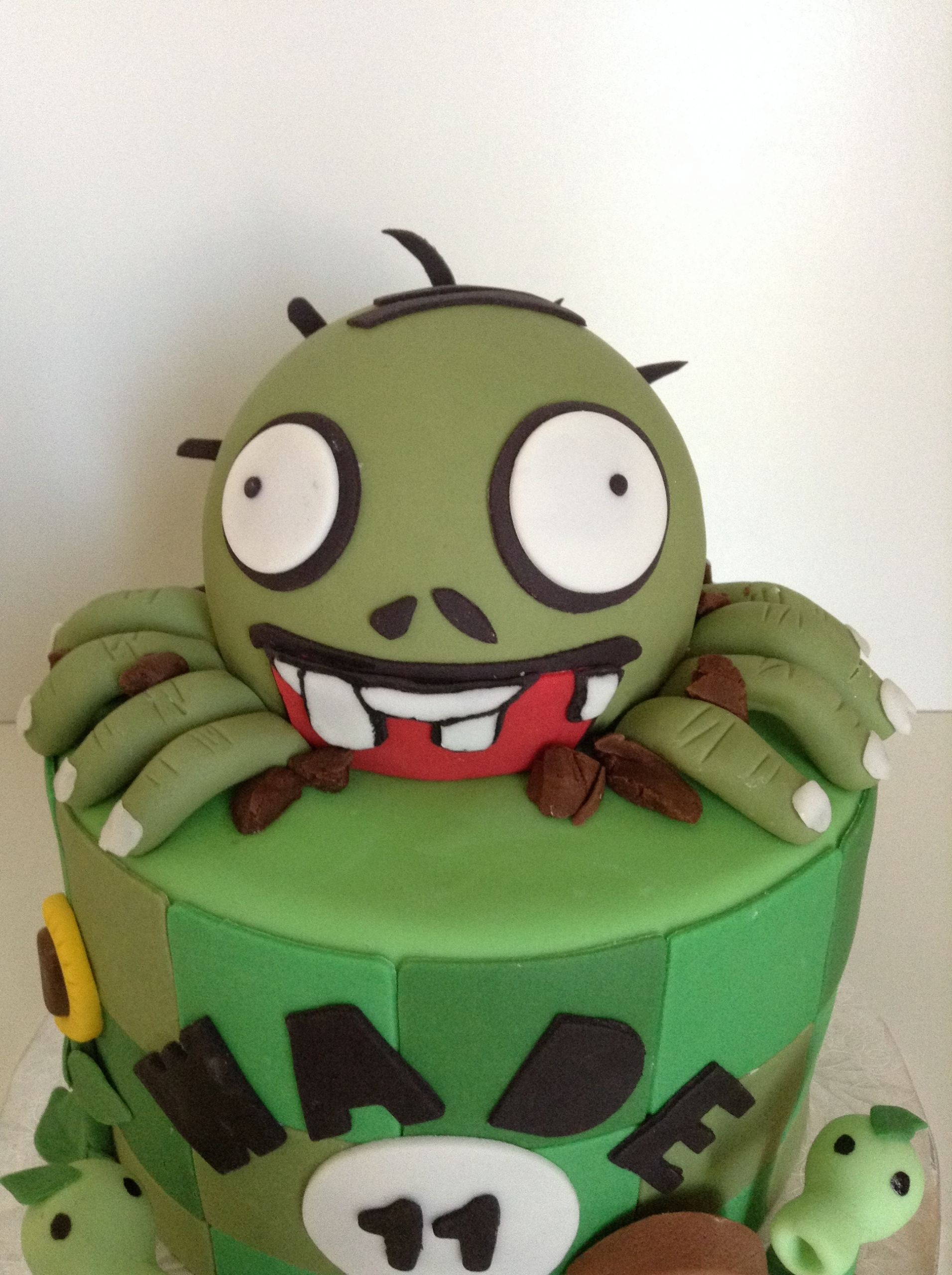 Plants Vs Zombies Birthday Cake
 Plants Vs Zombies Birthday Cake CakeCentral