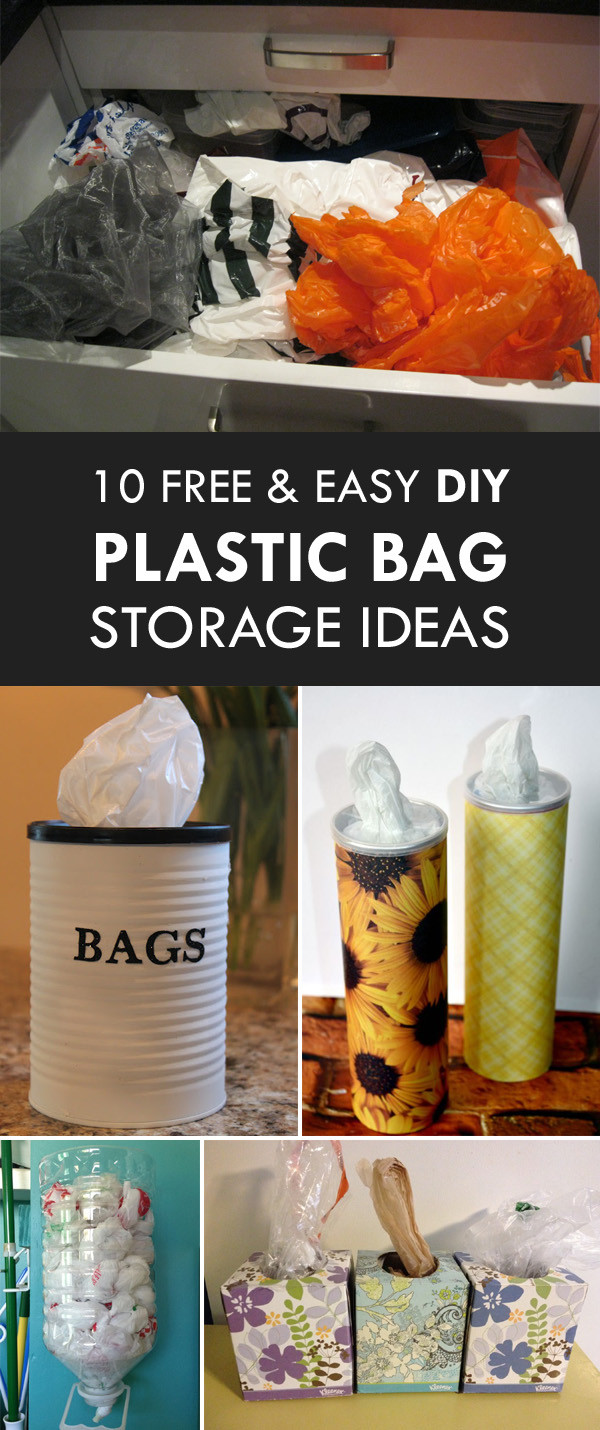 Plastic Bag Organizer DIY
 10 Free & Easy DIY Plastic Bag Storage Ideas