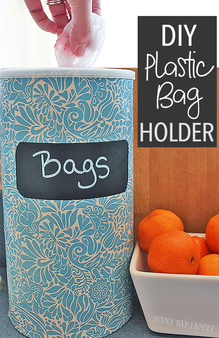 Plastic Bag Organizer DIY
 How to Organize Plastic Bags with a DIY Bag Holder
