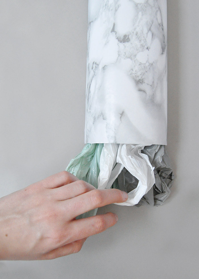 Plastic Bag Organizer DIY
 DIY Plastic Bag Holder – Design Sponge