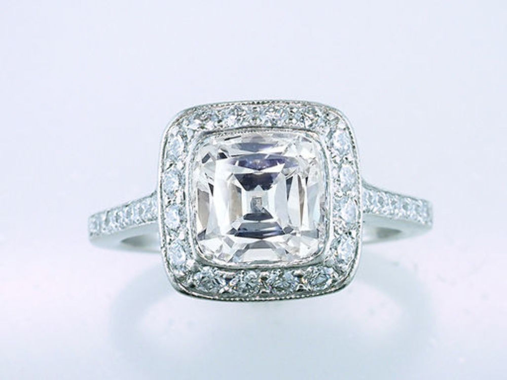 Platinum Diamond Engagement Ring
 Tiffany & Co Legacy Certified 1 97ct Diamond Platinum