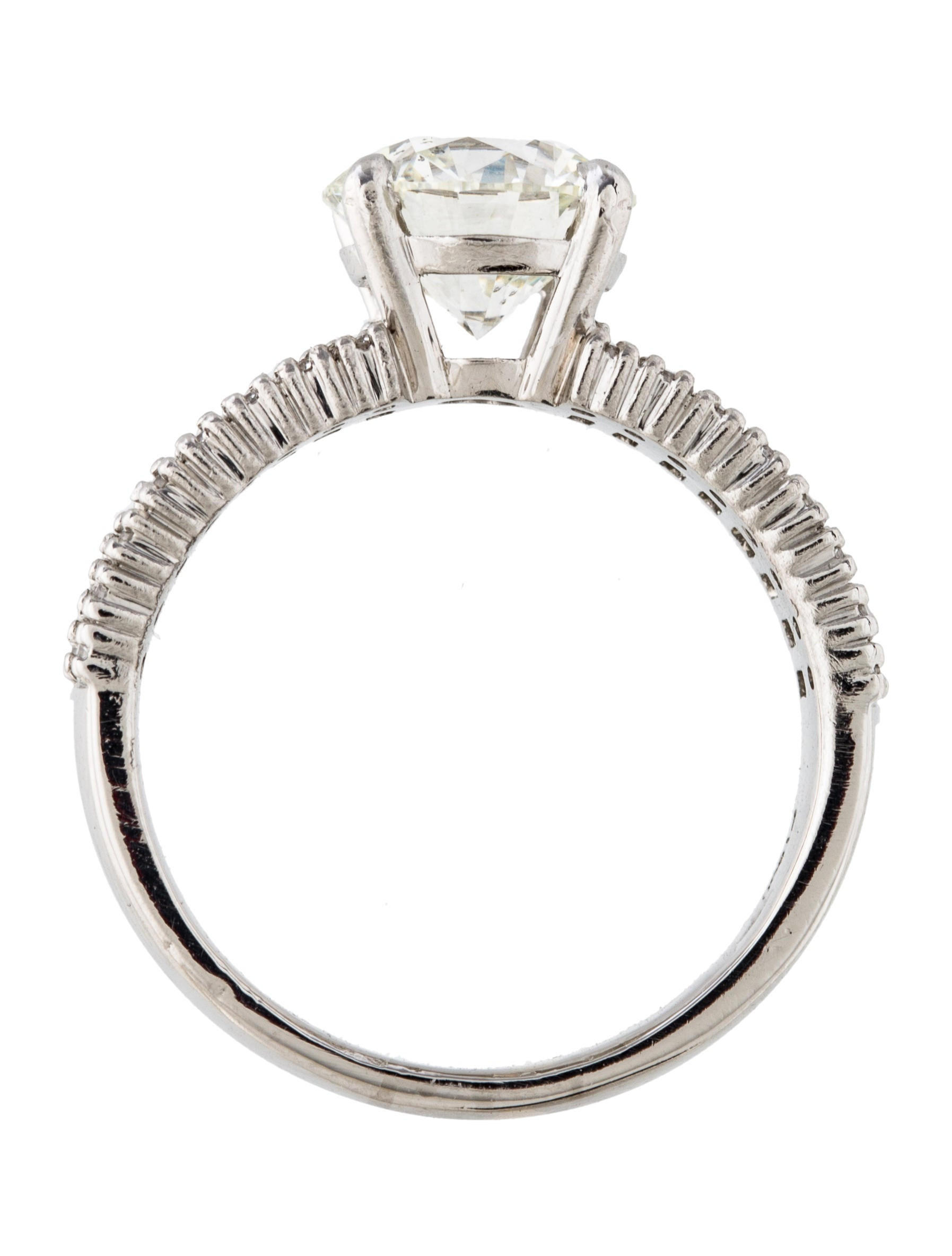 Platinum Diamond Engagement Ring
 Platinum Diamond Engagement Ring Rings RRING